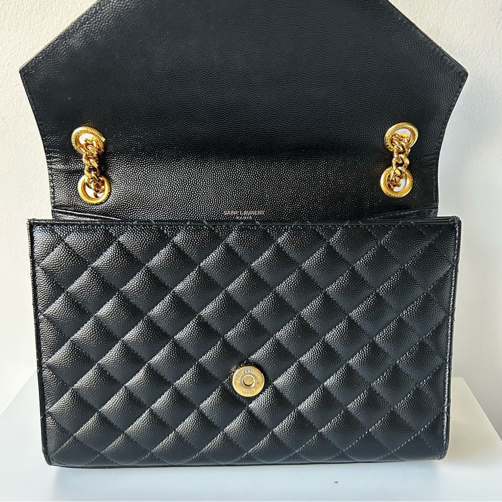 YSL Medium Envelope Triquilt Flap Bag - Picture 7 of 16